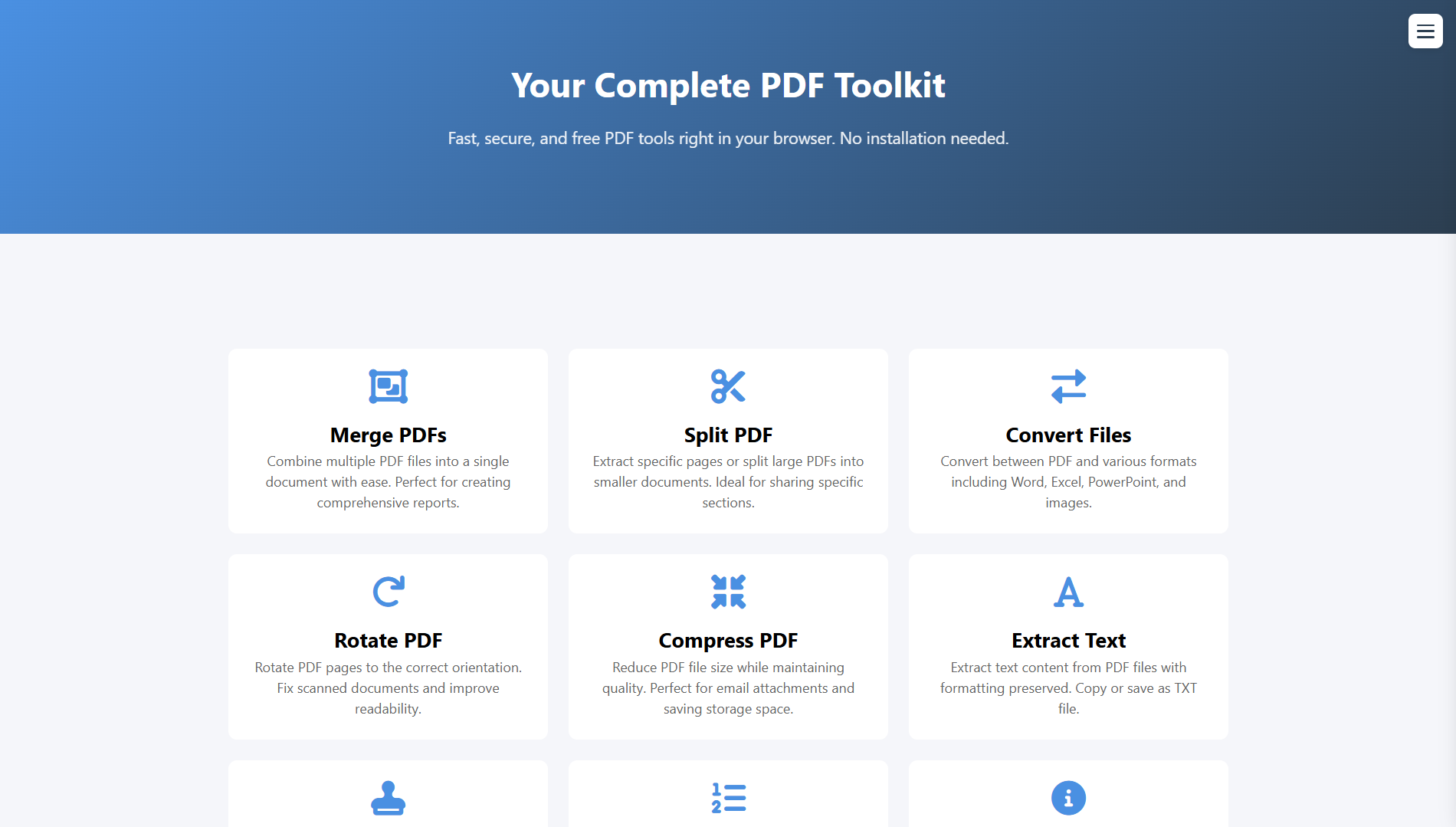 Pdfdroid - PDF Toolkit project screenshot
